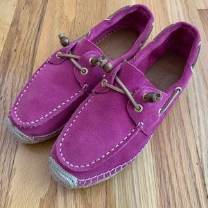 Barbie-core Pink Sperry Espadrille Flats